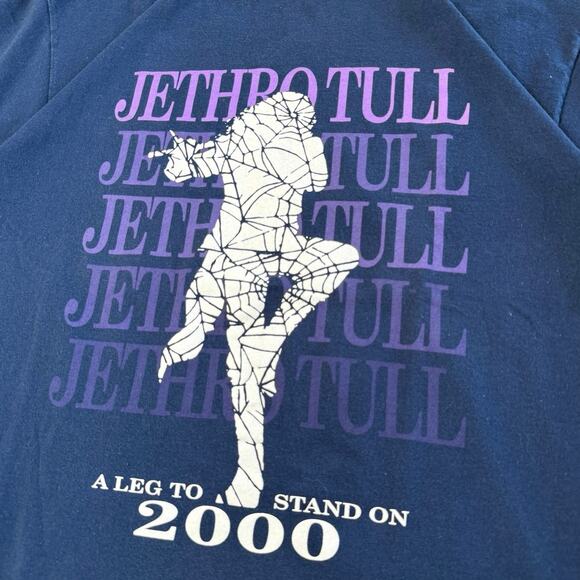 Vintage 2000 Jethro Tull Concert Band T-Shirt Size Large Double Sided Rock - Picture 4 of 7